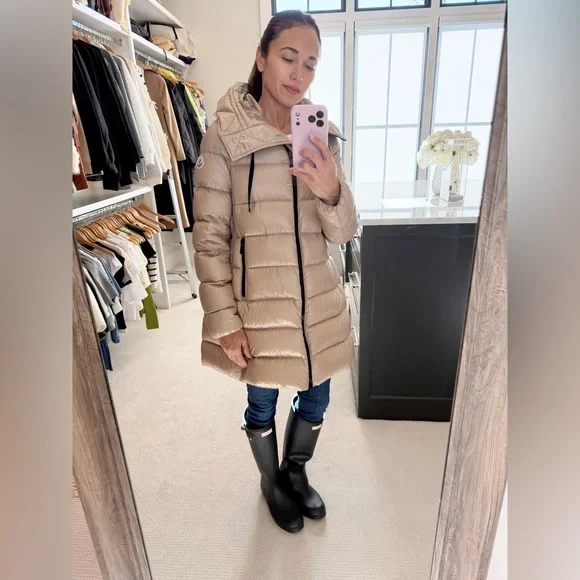 Moncler Suyen Down Quilted Nylon Hooded Parka size 3 - Picture 6 of 15